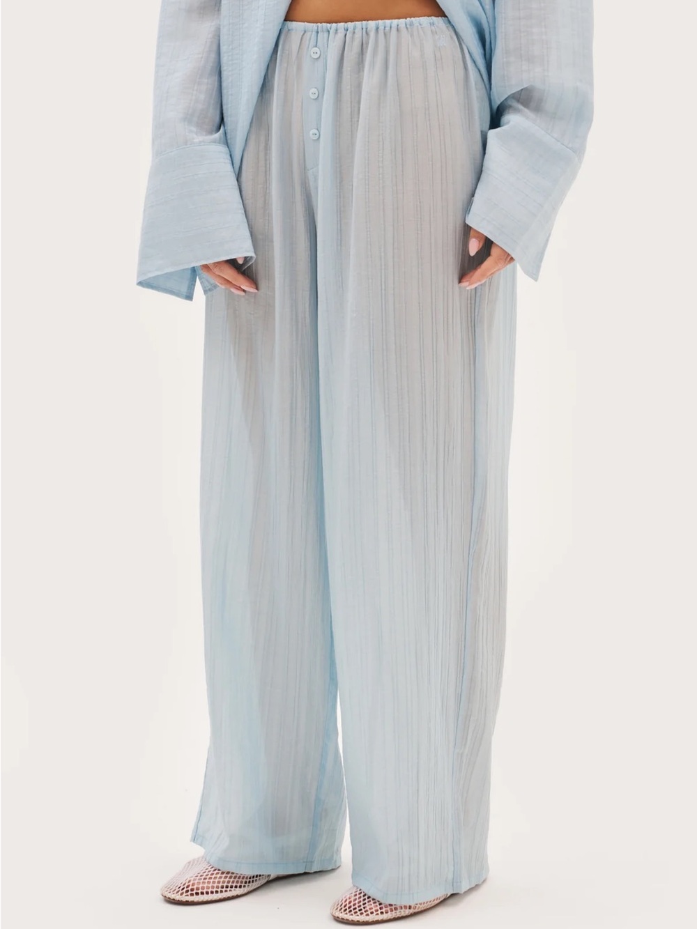 NWT Maebe Cove Pants in Delicate Blue Women's size L/XL
